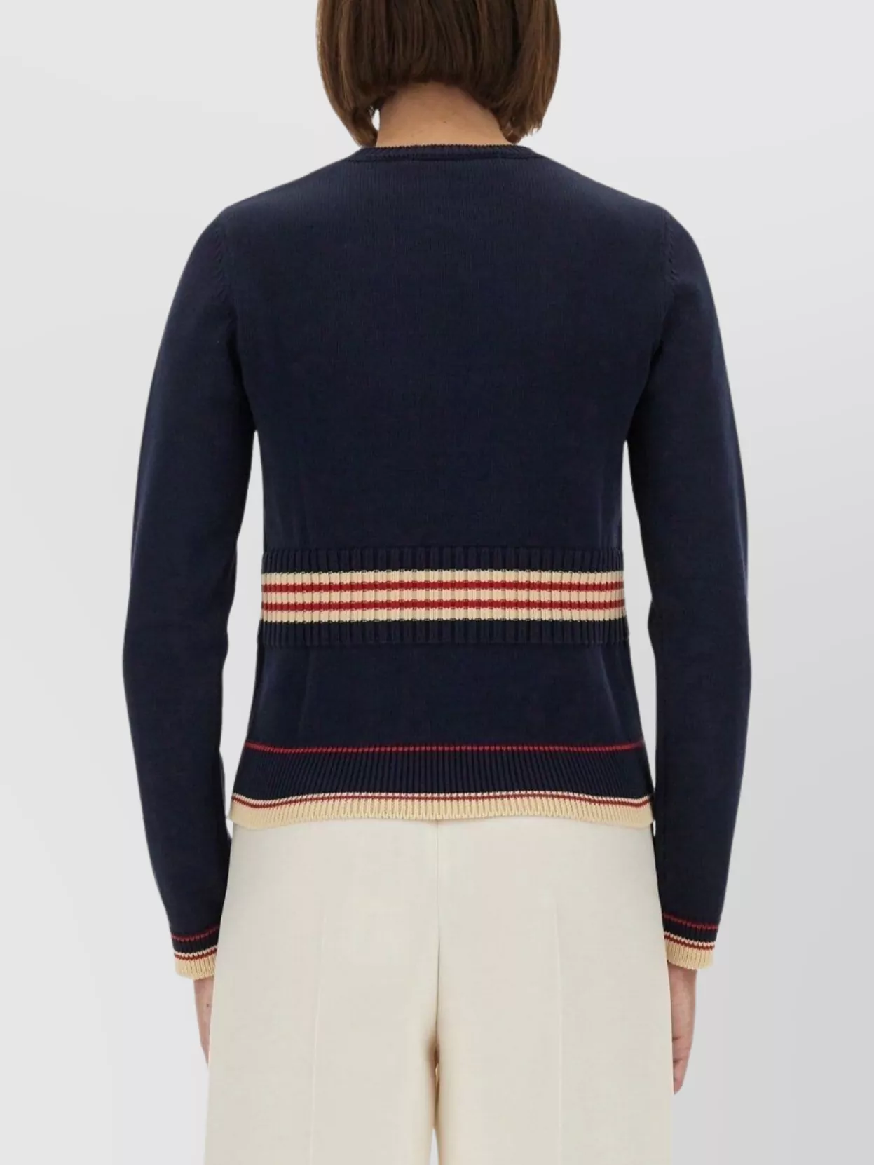 Valentino Cotton Sweater Crew Neck Long Sleeves