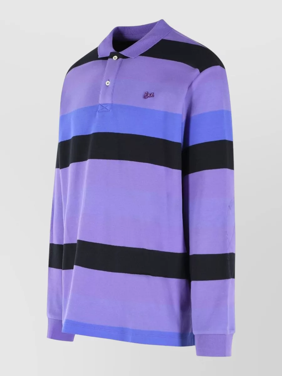 Erl cotton rugby polo shirt