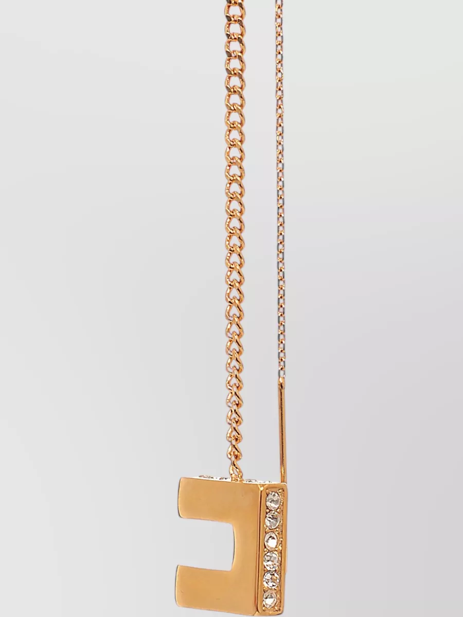Elisabetta Franchi Logo-Pendant Earrings