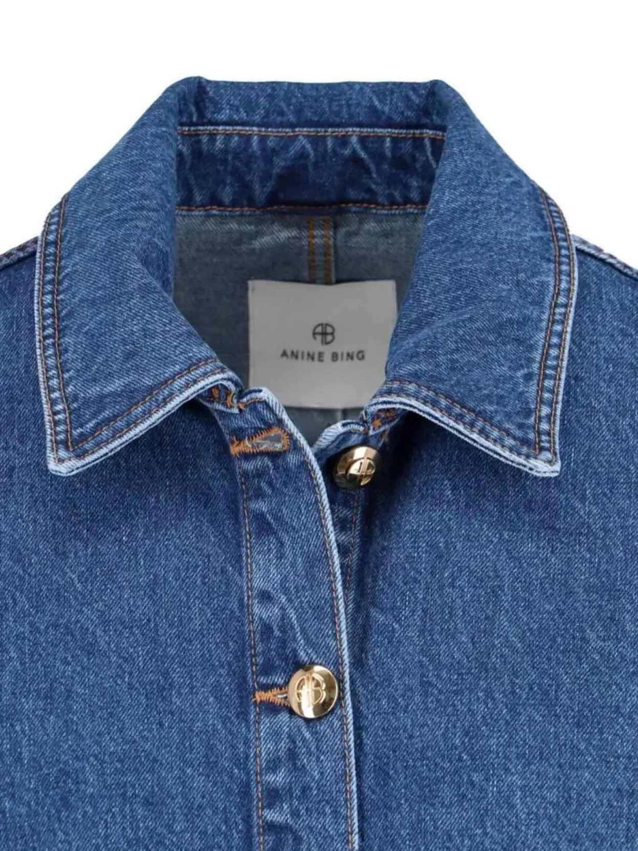 Anine Bing Relaxed Fit Jacket Patch Pockets