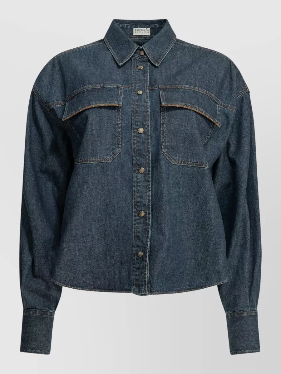 Brunello Cucinelli Casual Denim Shirt