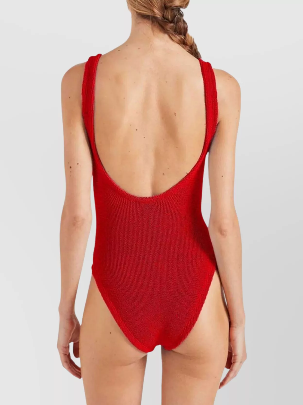 Hunza G Celine Swim - Chic Cut-Out V-Neck Swimsuit