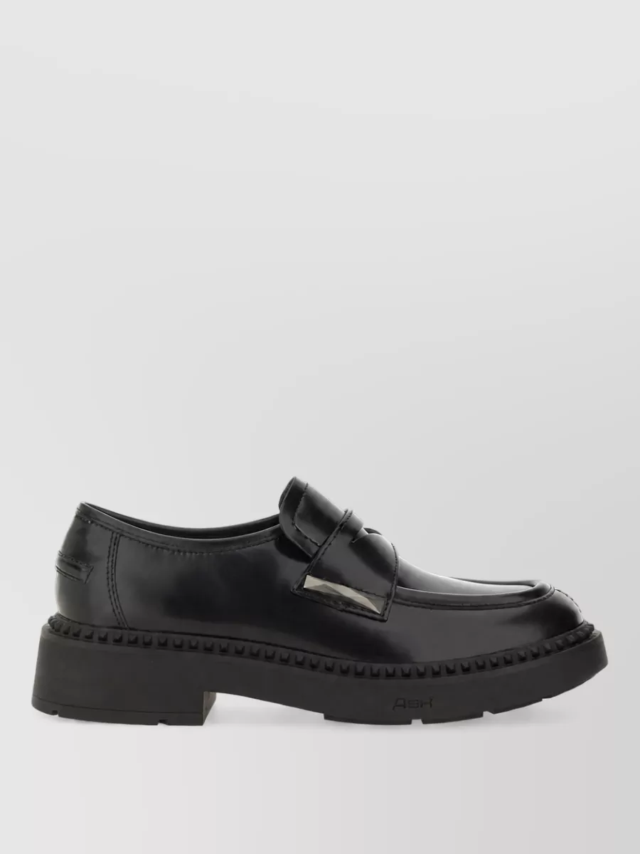 Ash Leather Loafers