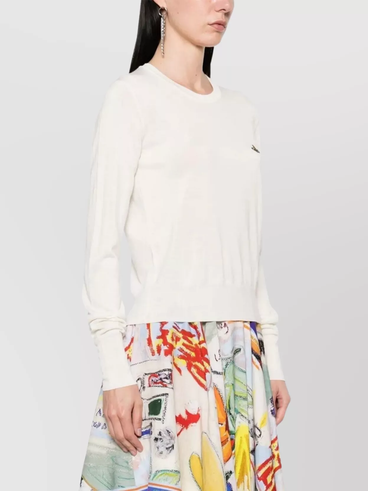 Vivienne Westwood Wool Blend Crew Neck Jumper