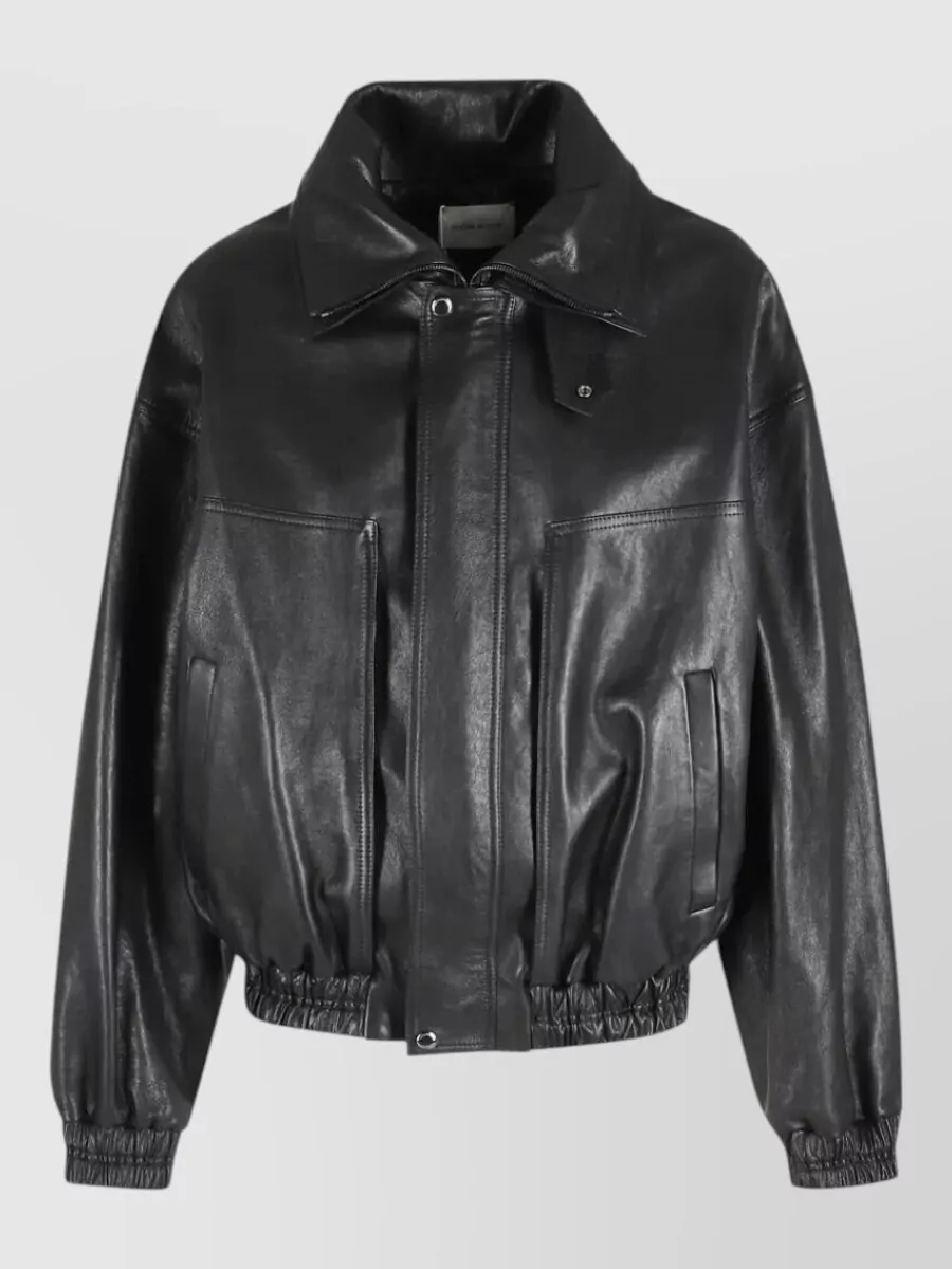 Magda Butrym Sheepskin leather bomber jacket