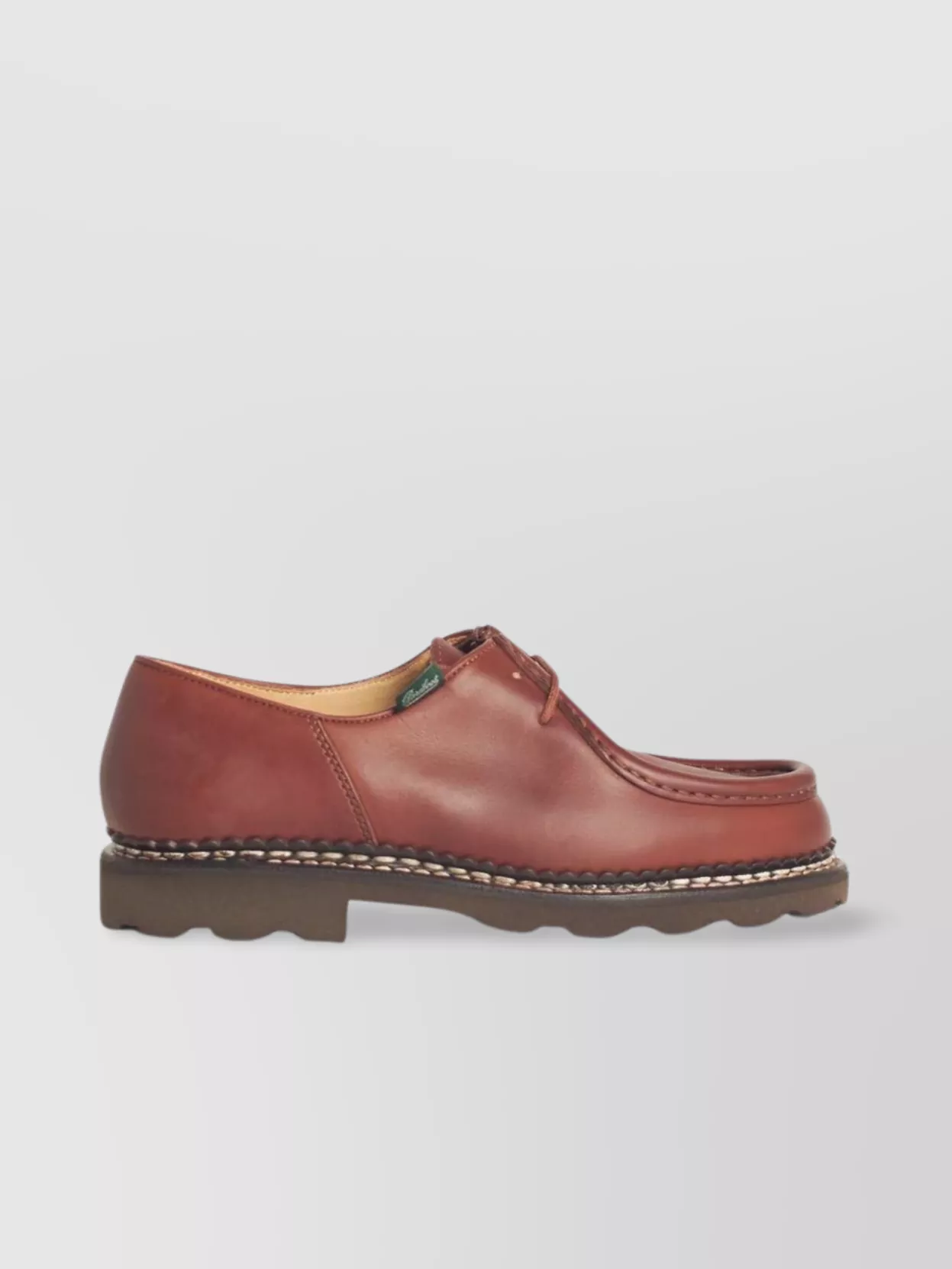 Paraboot Lace-Up Shoes With Round Toe And Chunky Sole