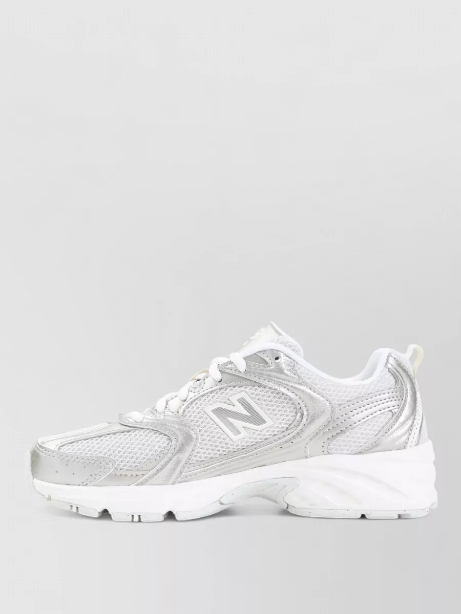 New Balance Leather Mesh Low-Top Sneakers