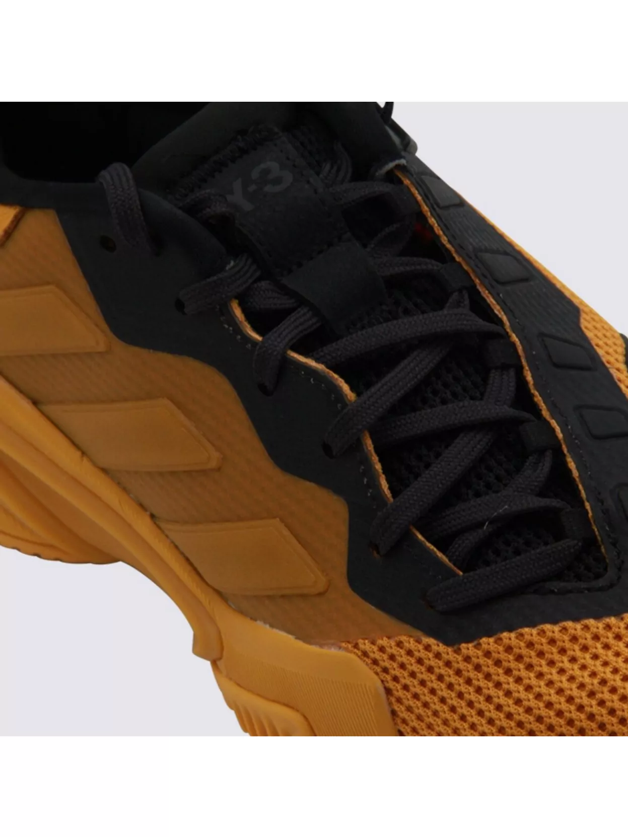 Y-3 Cushioned Sneakers With Mesh Upper And Rubber Sole