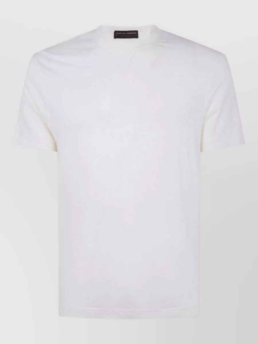 Filippo De Laurentis linen short-sleeve t-shirt