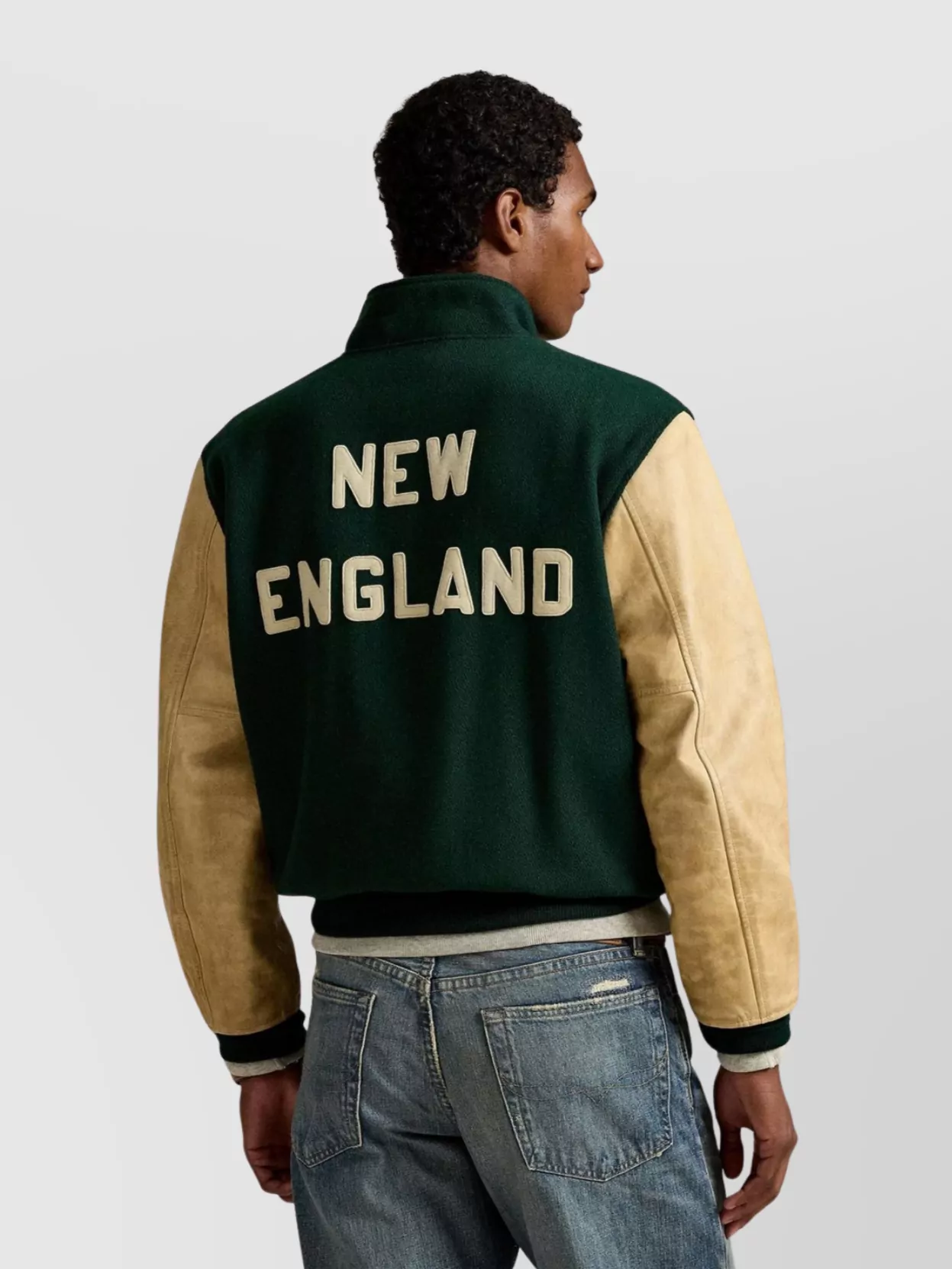 Ralph Lauren Varsity Style Bomber Jacket Patches