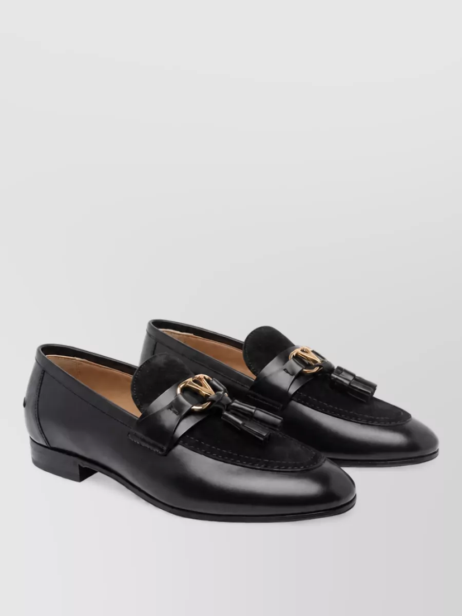 Valentino Garavani leather monk shoes