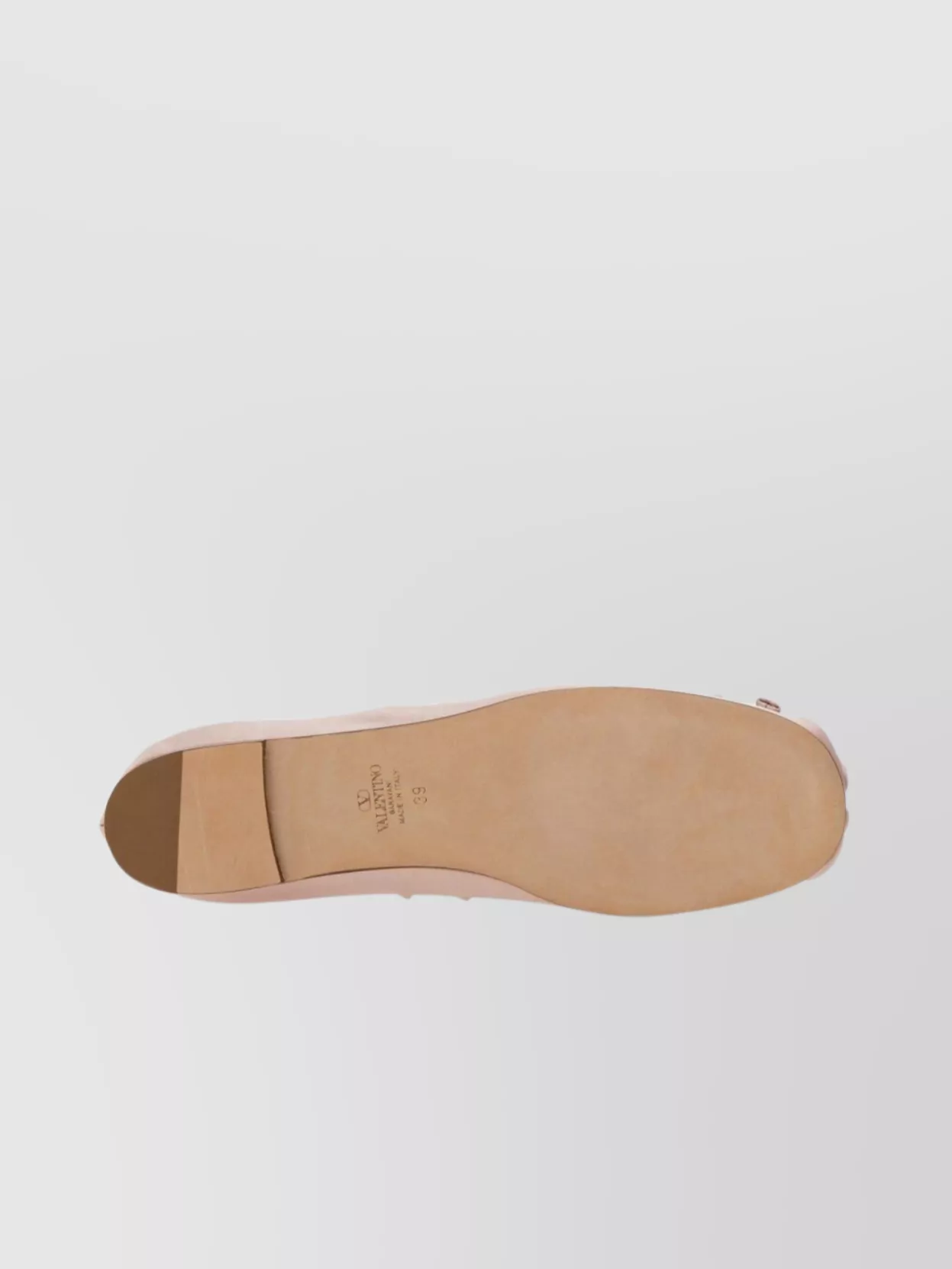 Valentino Satin "rockstud" Ballerina Bow Accent
