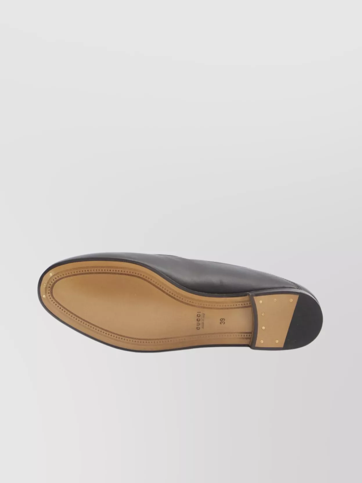 Gucci Gold-Tone Hardware Horsebit Detail Loafer