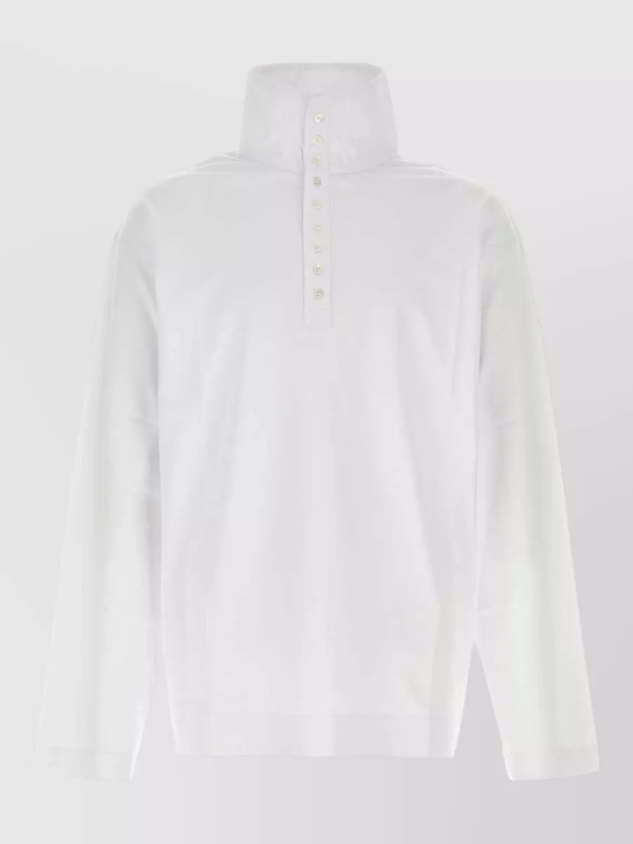 Dries Van Noten oversized cotton polo shirt