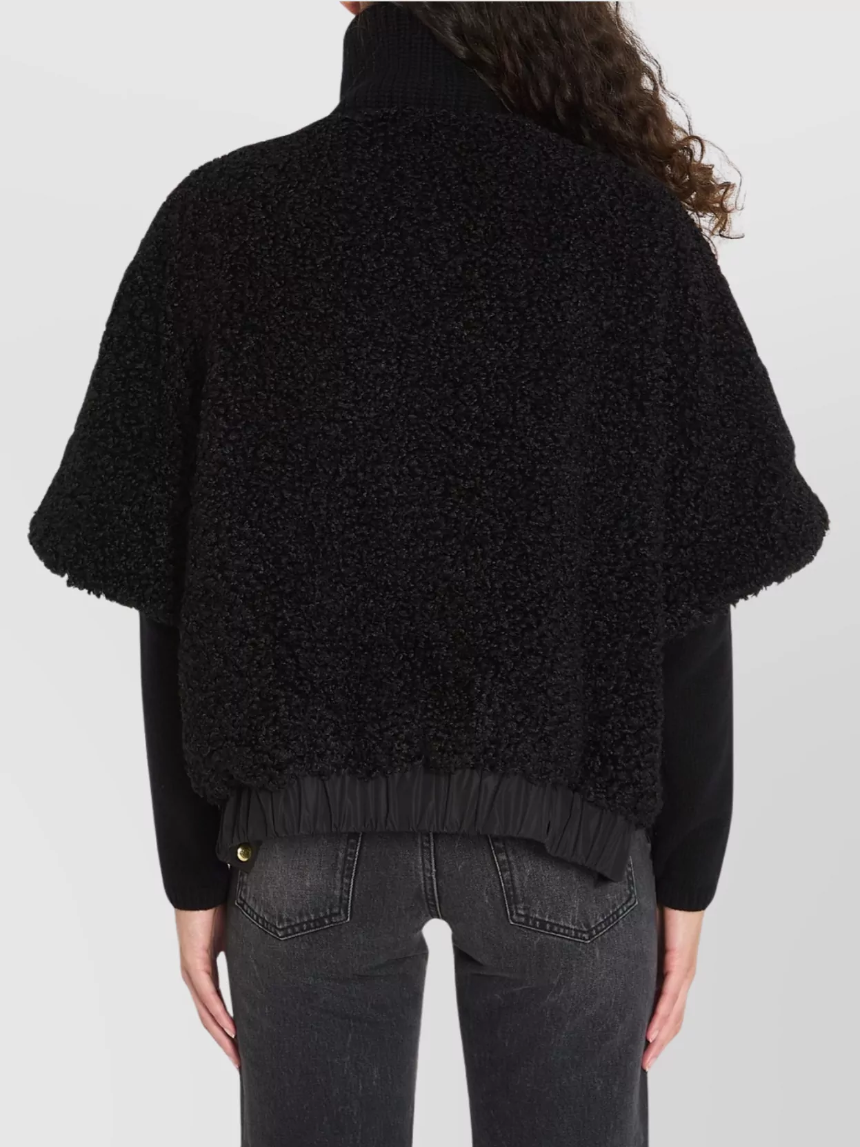 Moncler Dual Fabric Reversible Cape