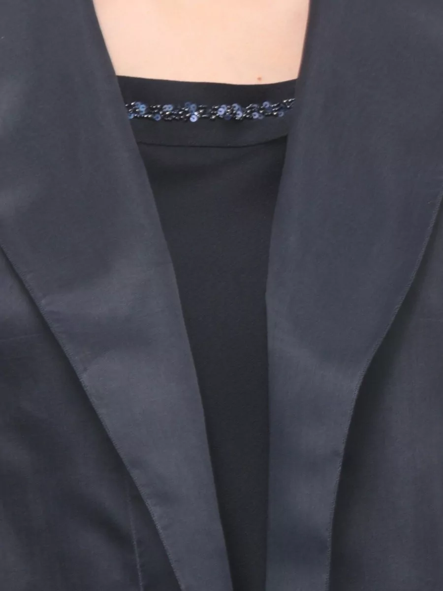 Antonelli Firenze Silk Long-Sleeve Blazer