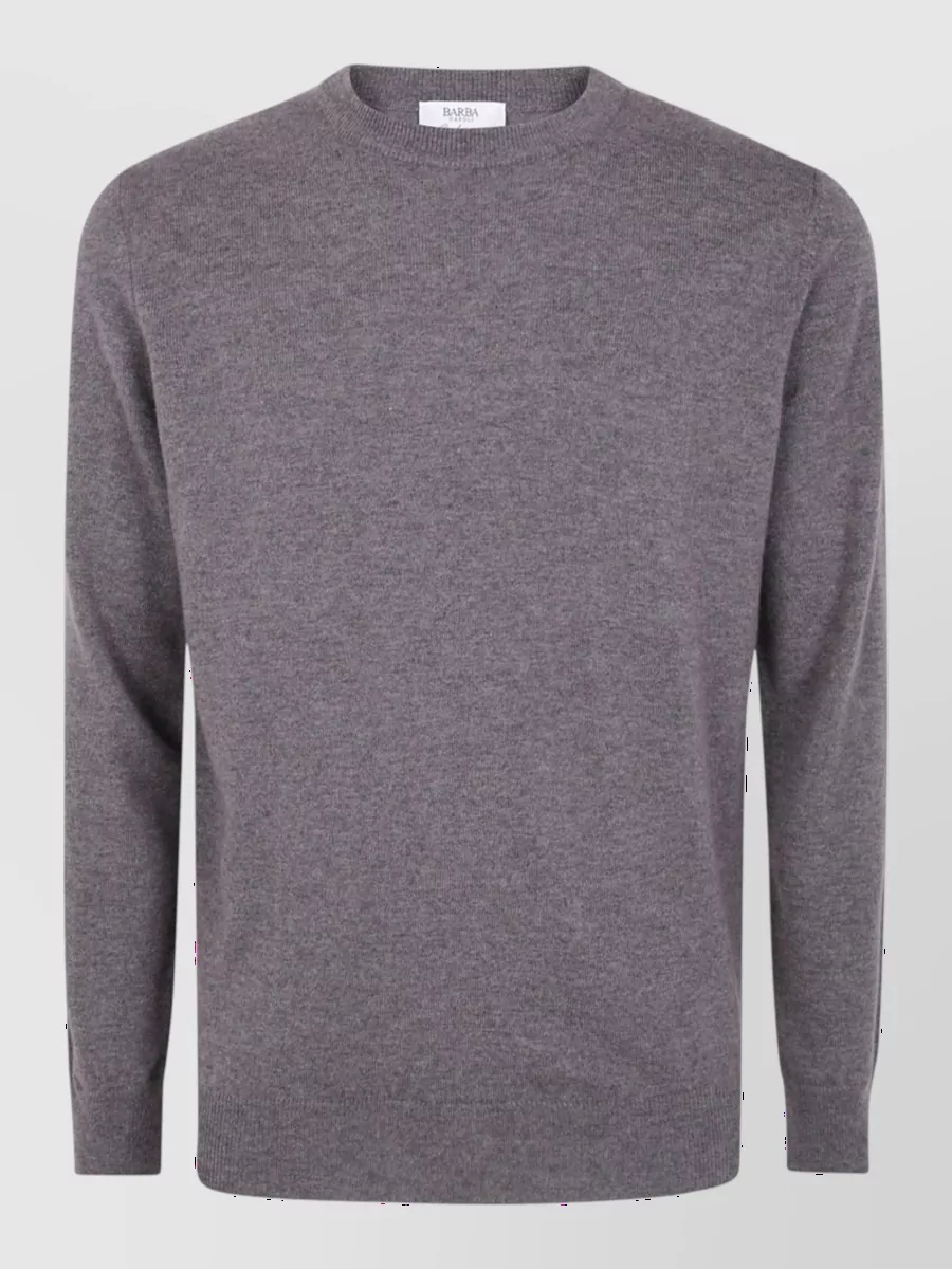 Barba Napoli Cashmere Virgin Wool Round Neck Sweater