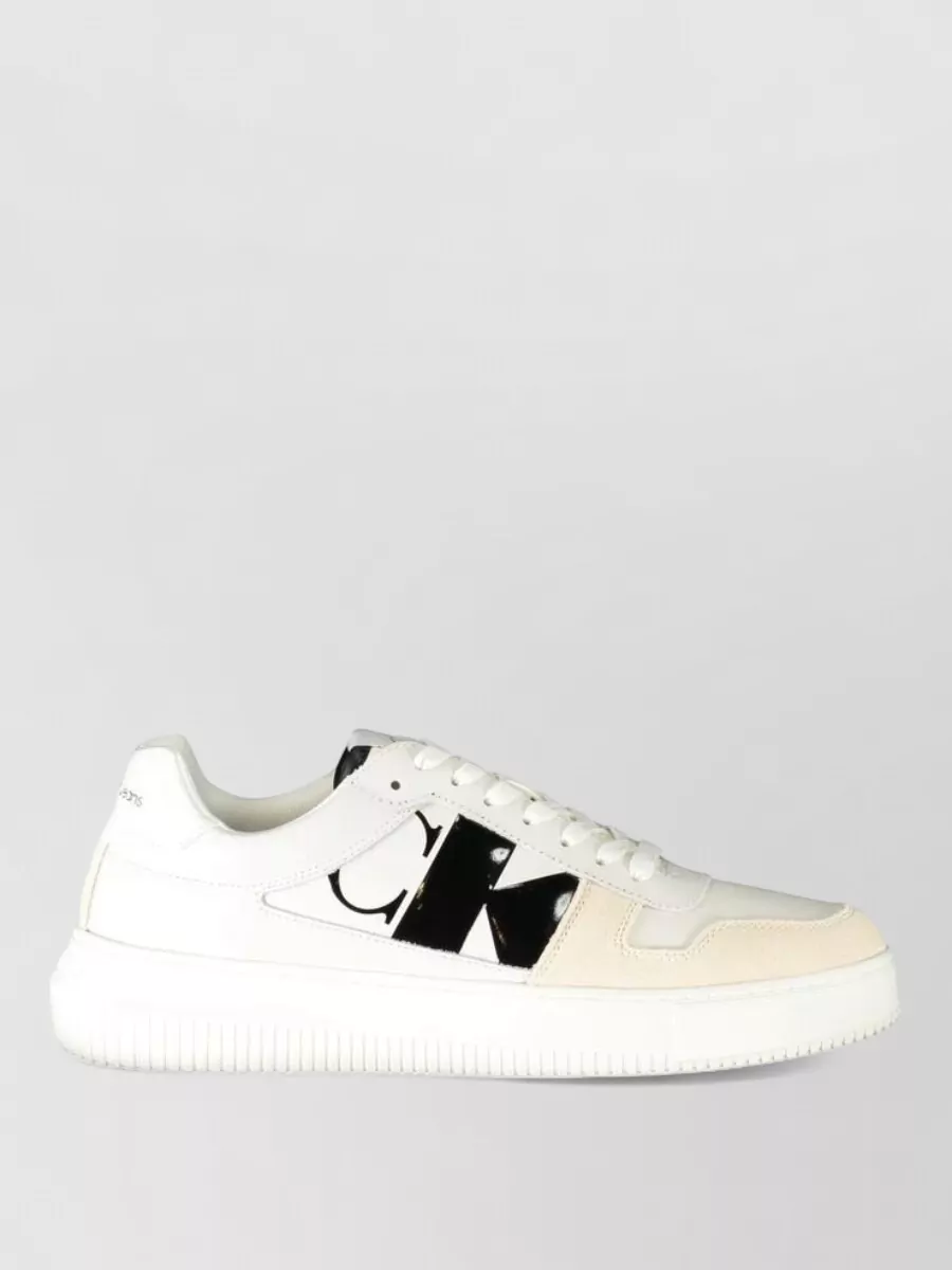 Calvin Klein Leather Low-Top Sneakers