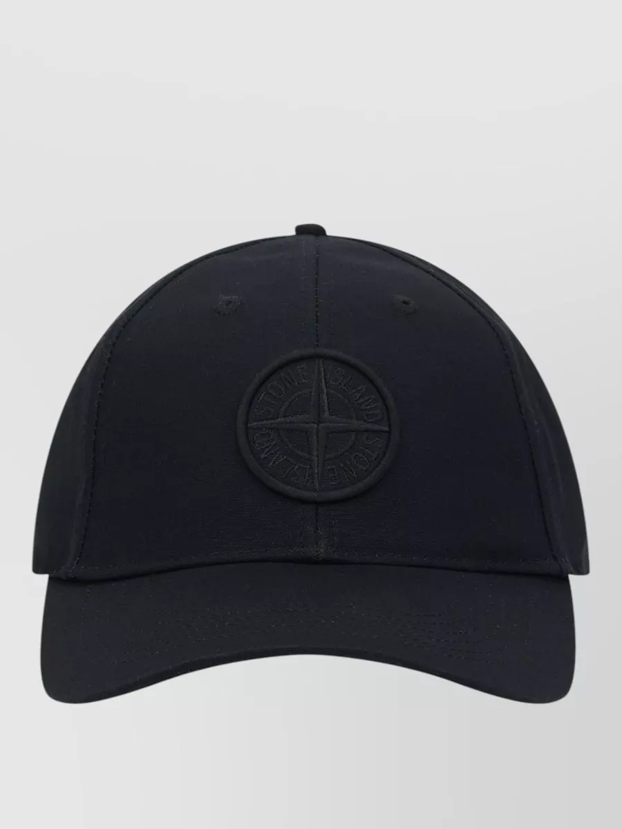 Stone Island Cotton Logo Baseball Cap