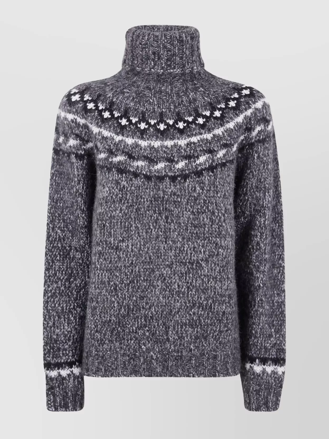 P.a.r.o.s.h Parosh Moline` Turtle Neck Sweater In Gray