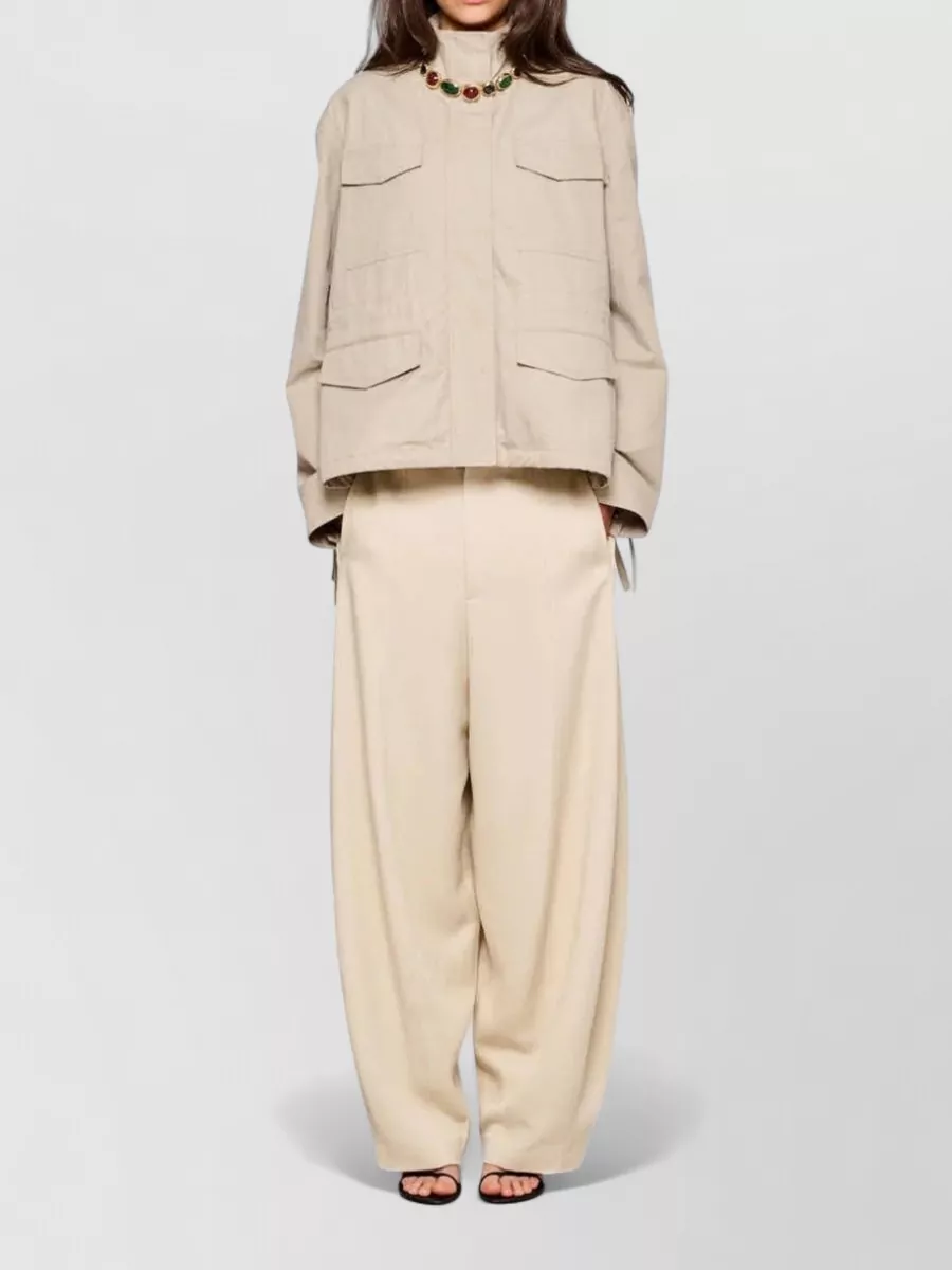 Oof Wear Cotton Tech Field Jacket Front Pockets