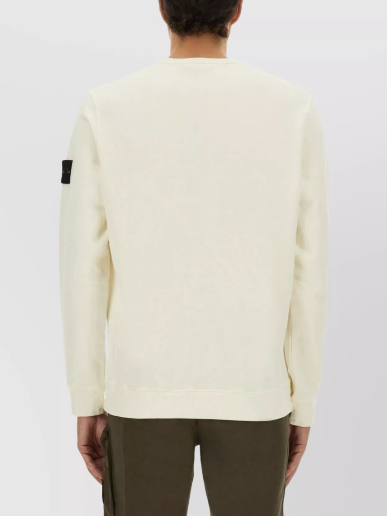 Stone Island Crew Neck Sweater Ribbed Cuffs