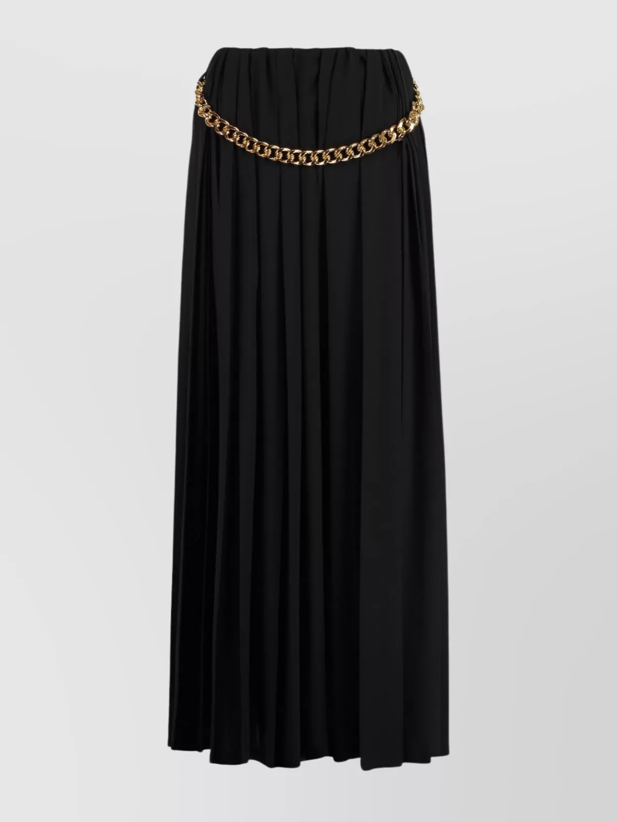 Balenciaga Pleated Skirt Chain Detail