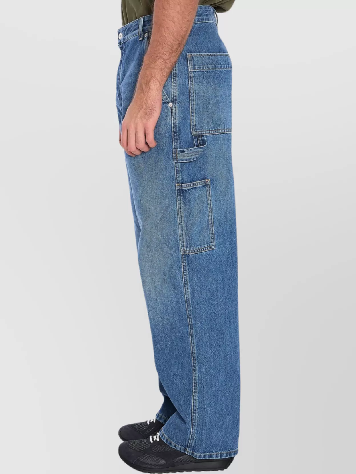 Bottega Veneta Vintage Cargo Jeans Embroidery