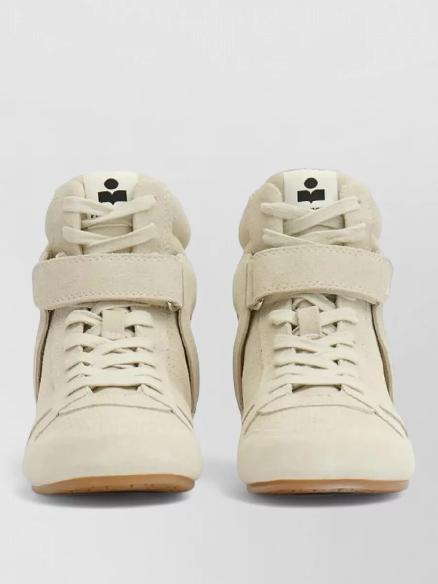 Isabel Marant Leather High-Top Sneakers