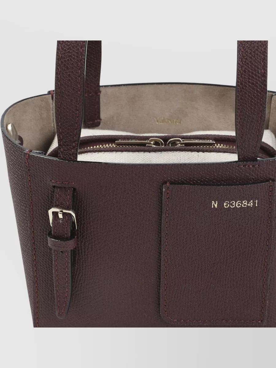 Valextra Micro Bucket Shoulder Bag Detachable Strap