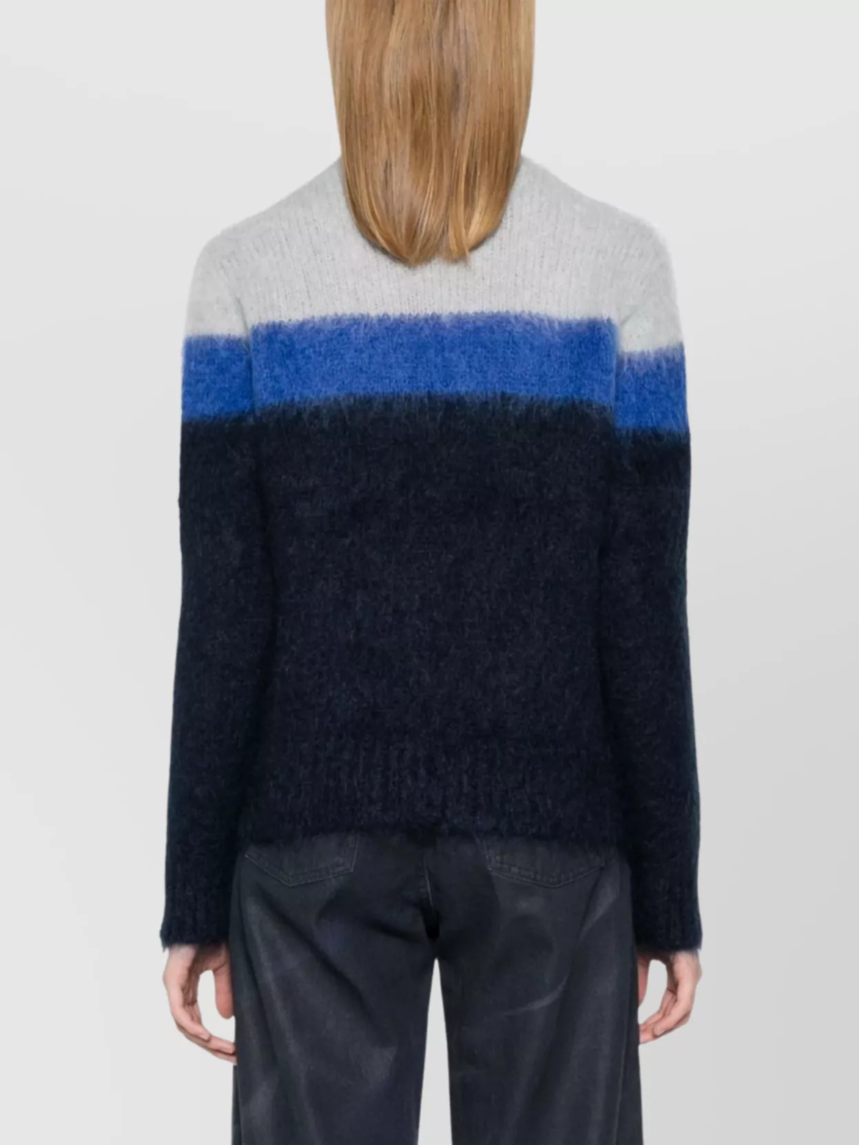 Emporio Armani Brushed Crew Neck Knit Sweater