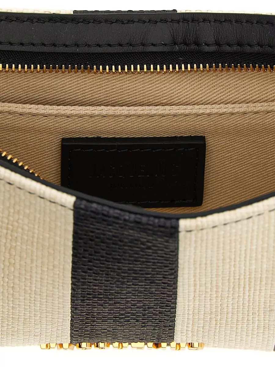 Jacquemus Le Bisou Perle Striped Shoulder Bag