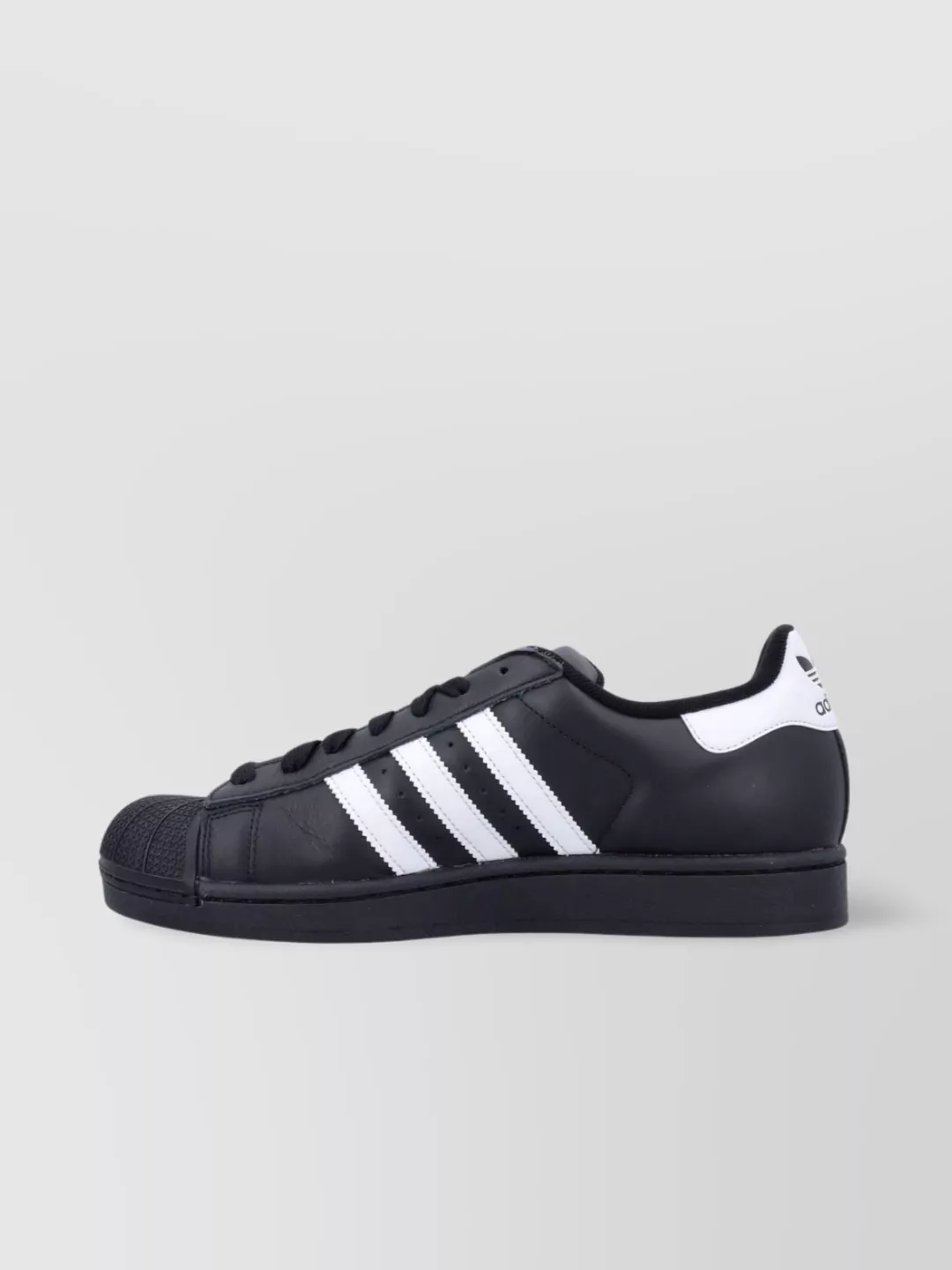 Adidas Originals Leather Low-Top Sneakers With Perforated Sides