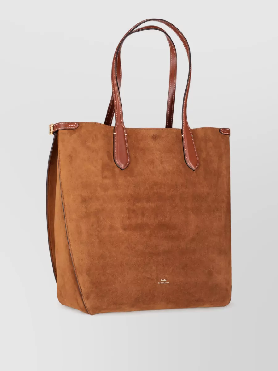 Ralph Lauren suede tote bag