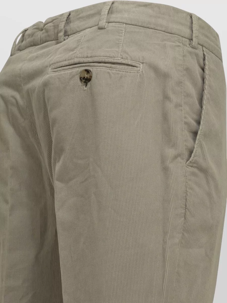 Brunello Cucinelli Cotton Velvet Straight-Leg Trousers