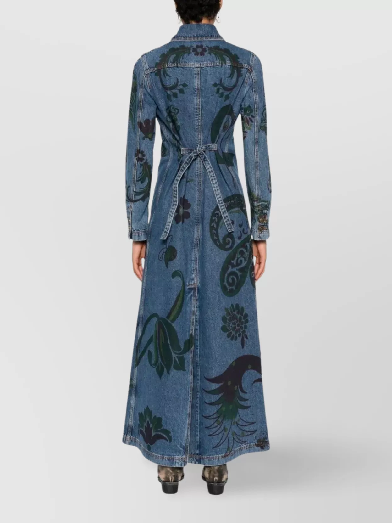 Etro Women Floral Paisley Coat In Blue