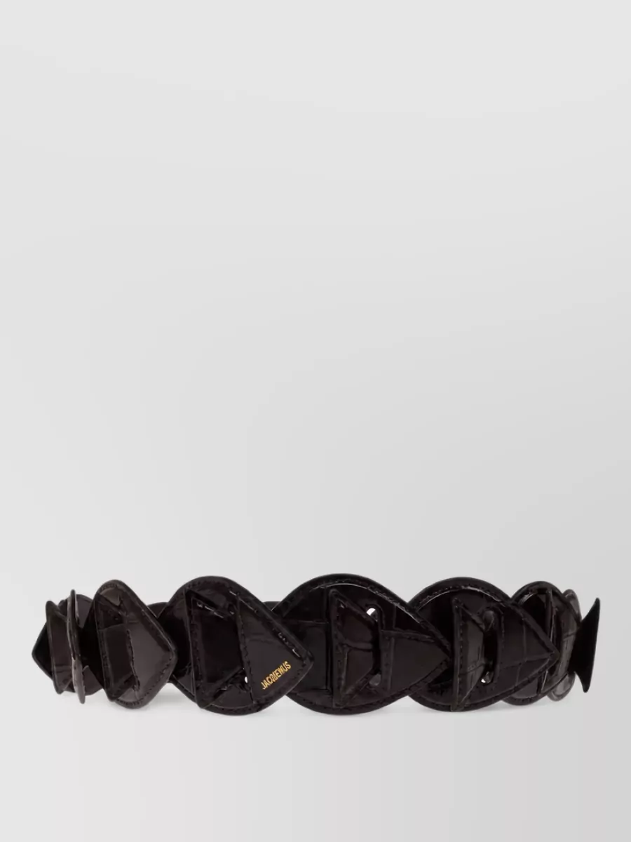Jacquemus Calf Leather Fish-Link Belt