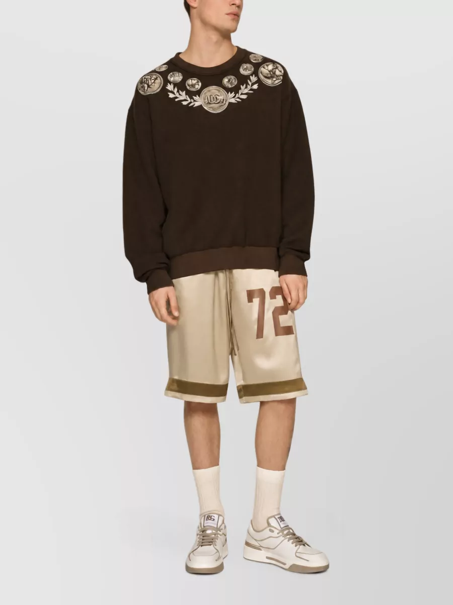 Dolce&Gabbana Cotton Coin Print Sweatshirt