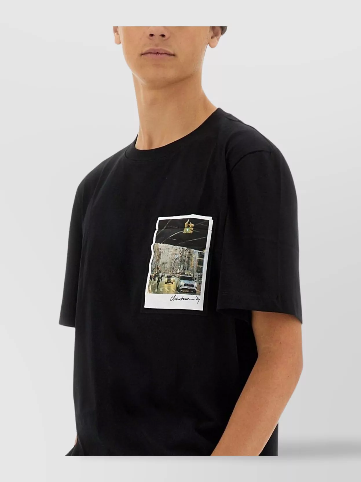 Helmut Lang Overpass Postcard Tee