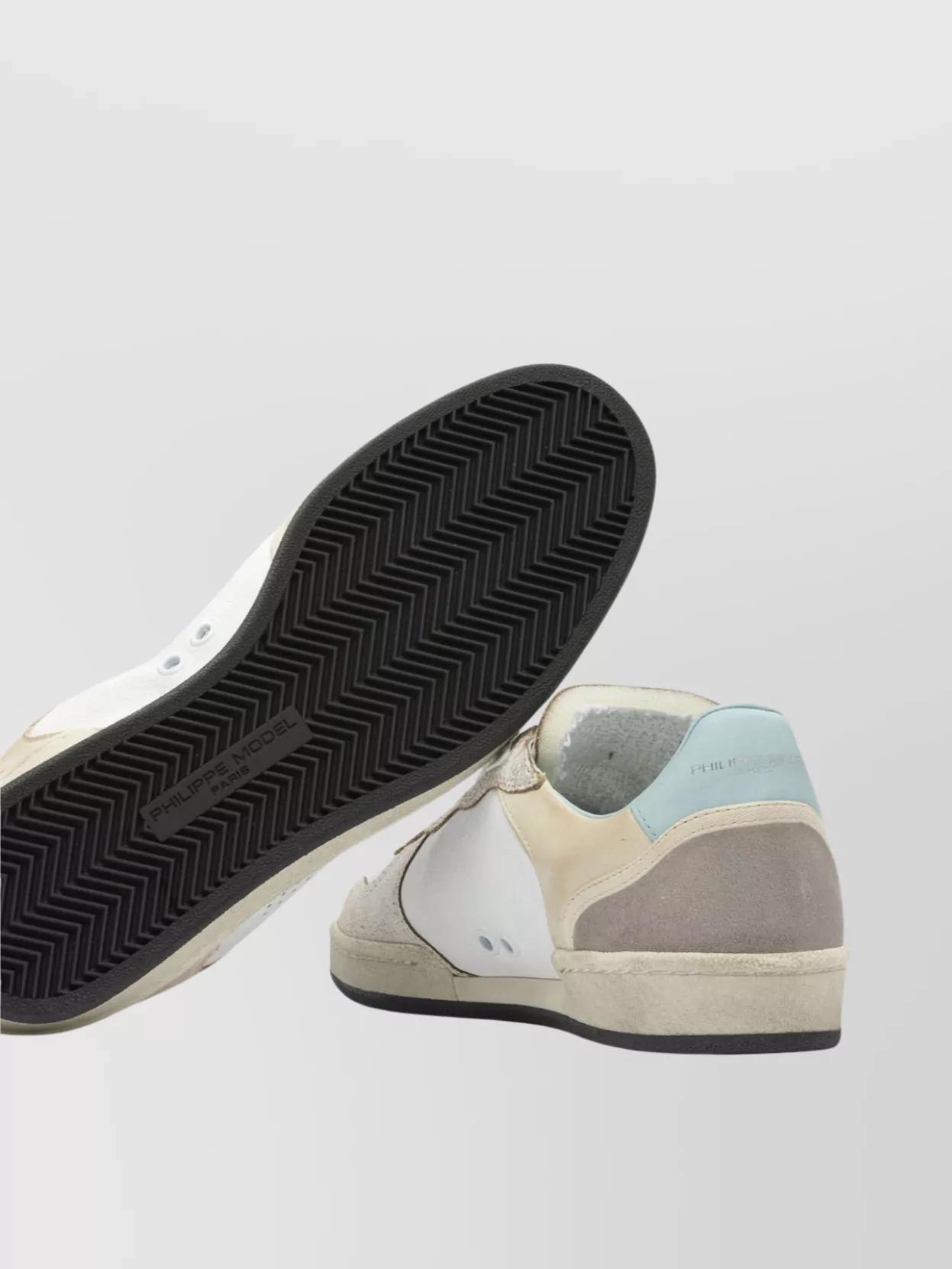 Philippe Model Panels And Perforated Slip-on Sneakers