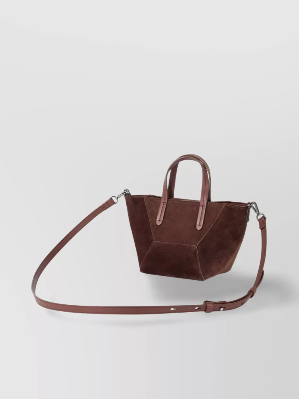 Brunello Cucinelli Leather Tote Bag Adjustable Strap