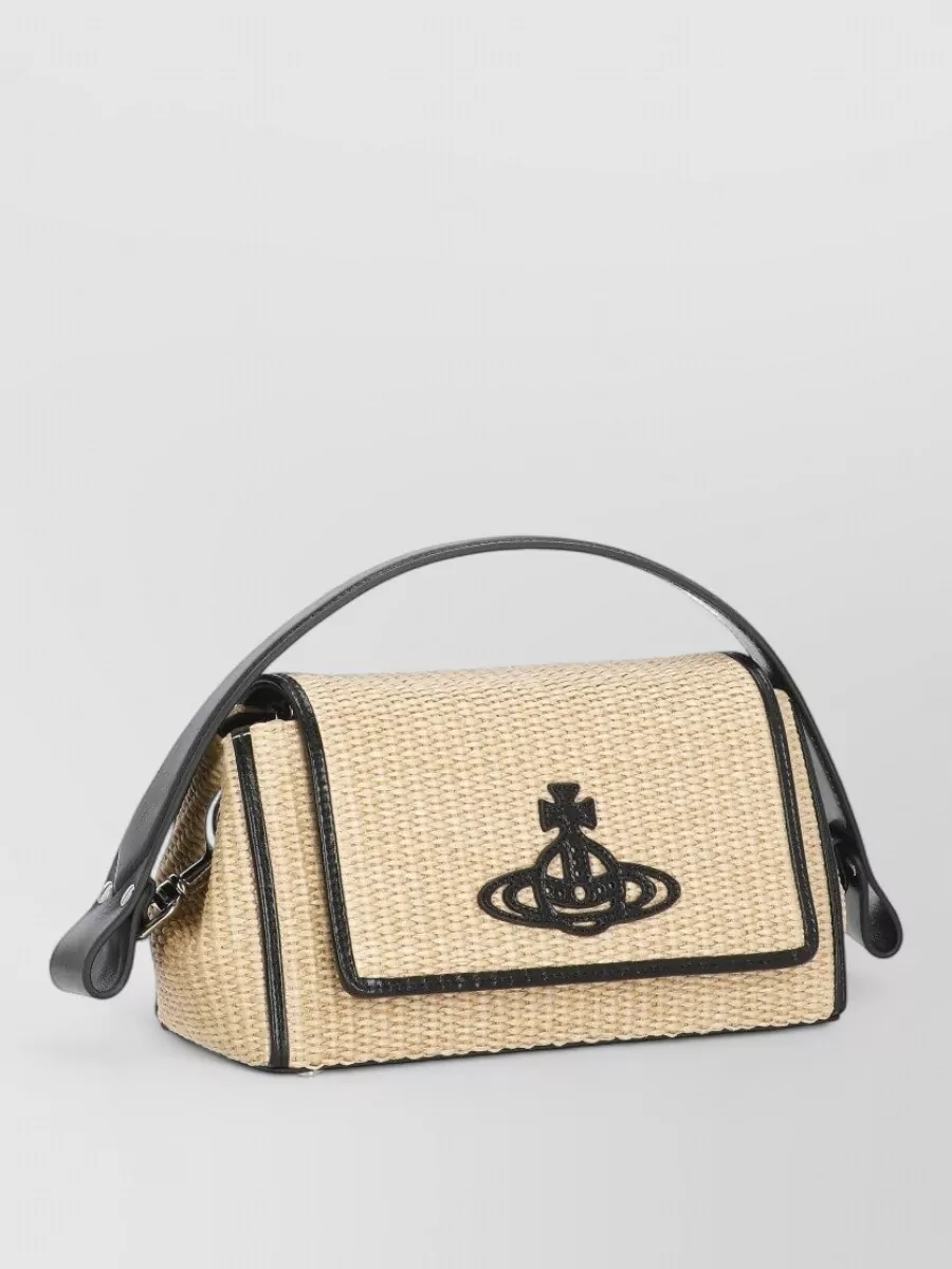 Vivienne Westwood Hazel Medium Raffia Shoulder Bag