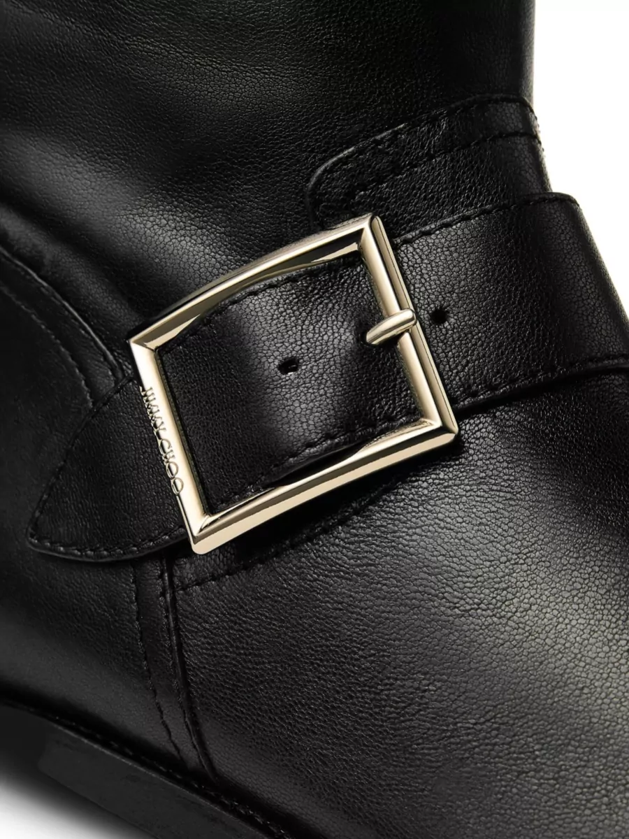 Jimmy Choo Leather Mid-Calf Boots
