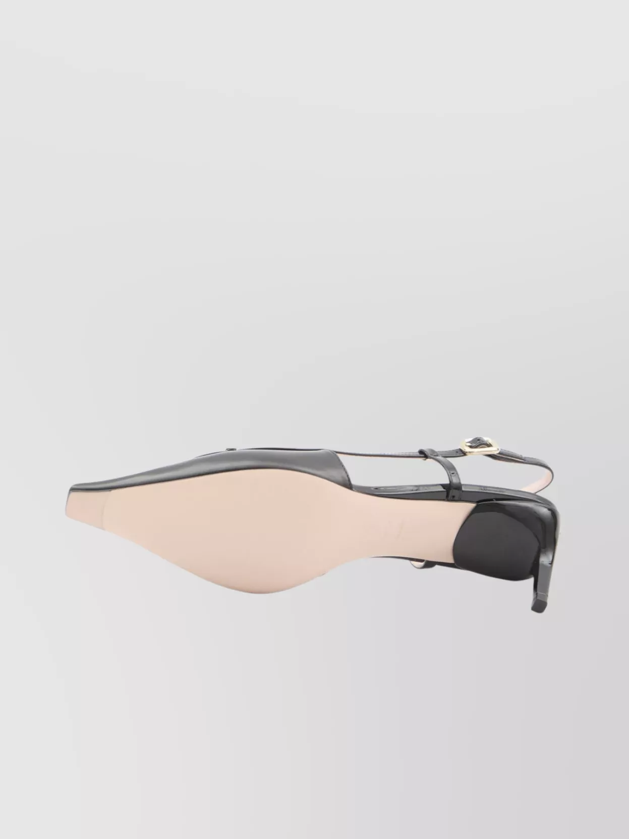 Roger Vivier Duckling Slingback Pumps Lacquered Heel