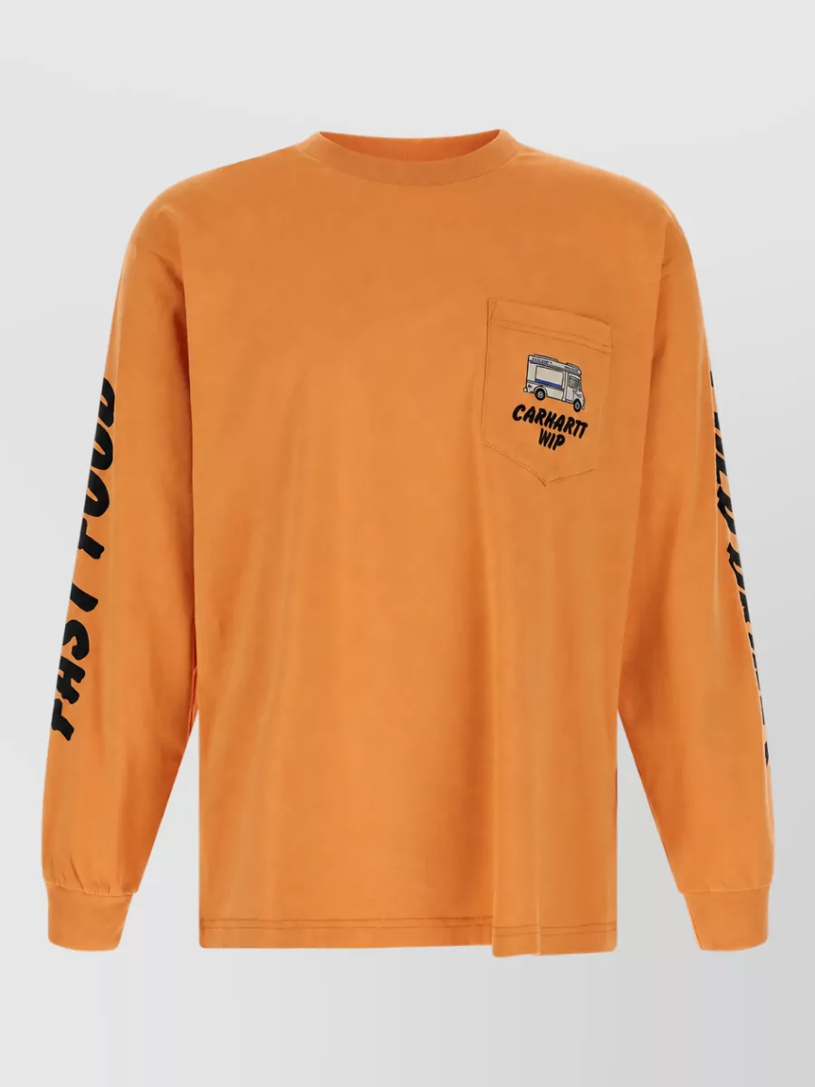 Carhartt Wip cotton printed long-sleeve t-shirt