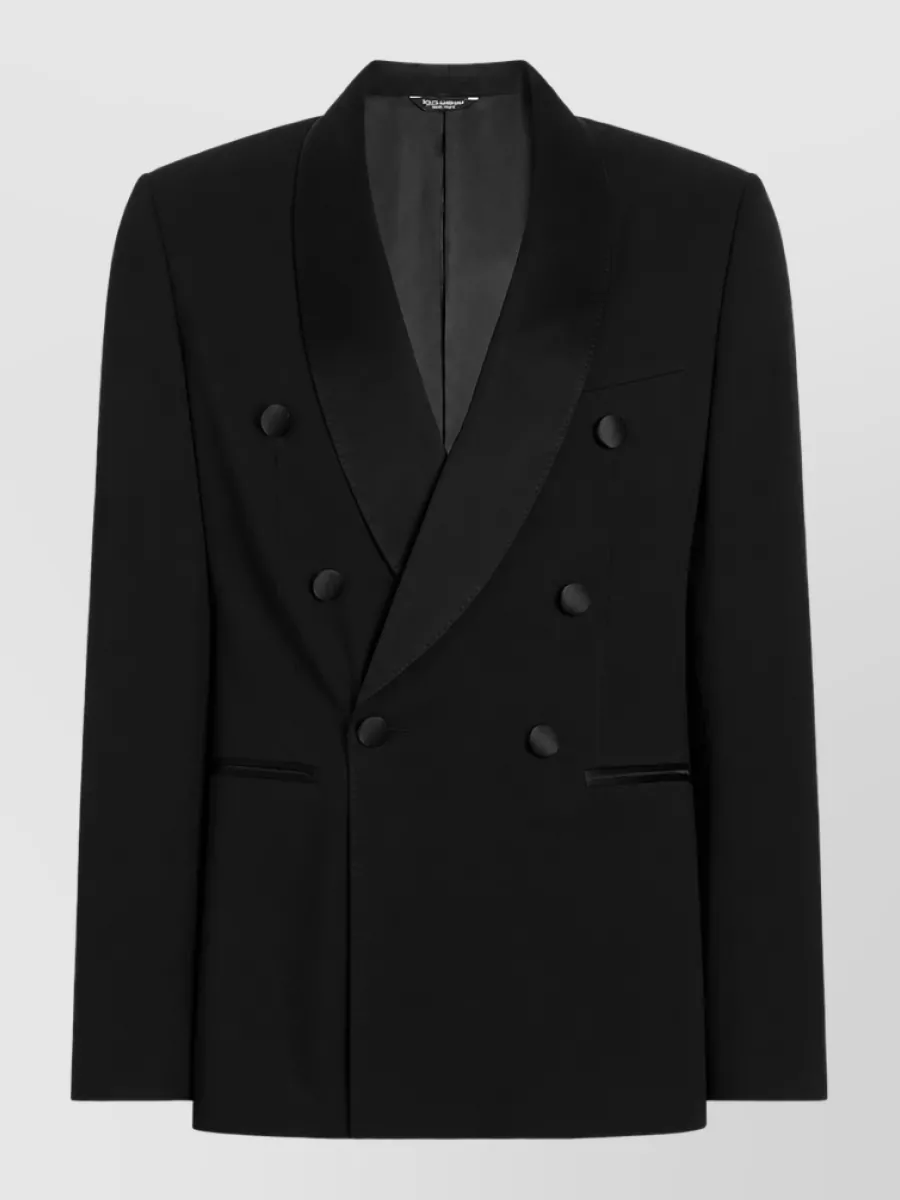 Dolce&Gabbana silk double-breasted jacket