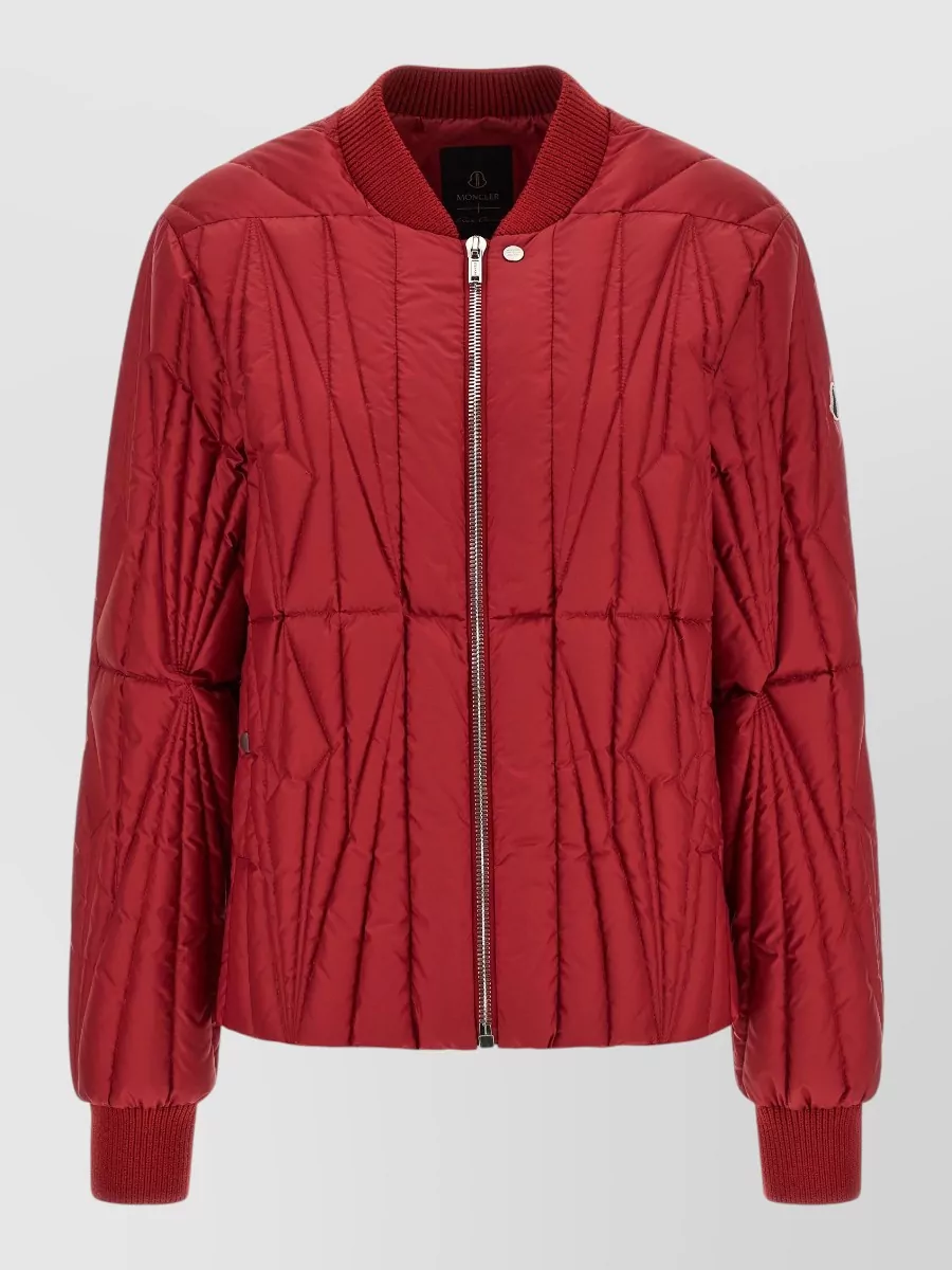 Rick Owens down quilted high-neck bomber jacket