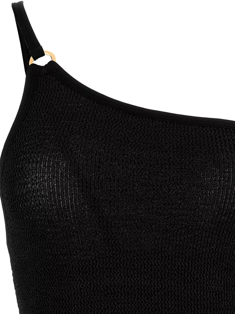 Hunza G Asymmetric One-Shoulder Swimsuit