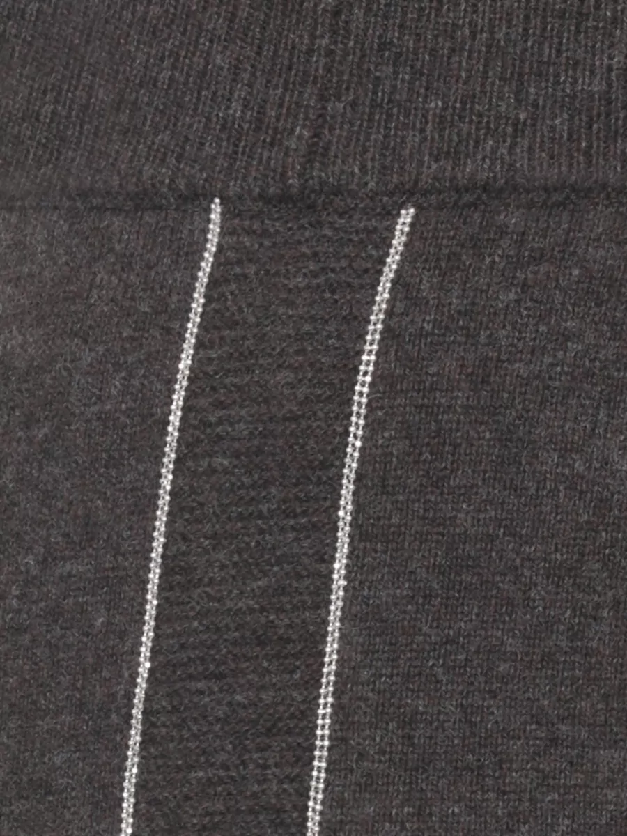 Peserico Women's Wool Trousers Elastic Waist Seam