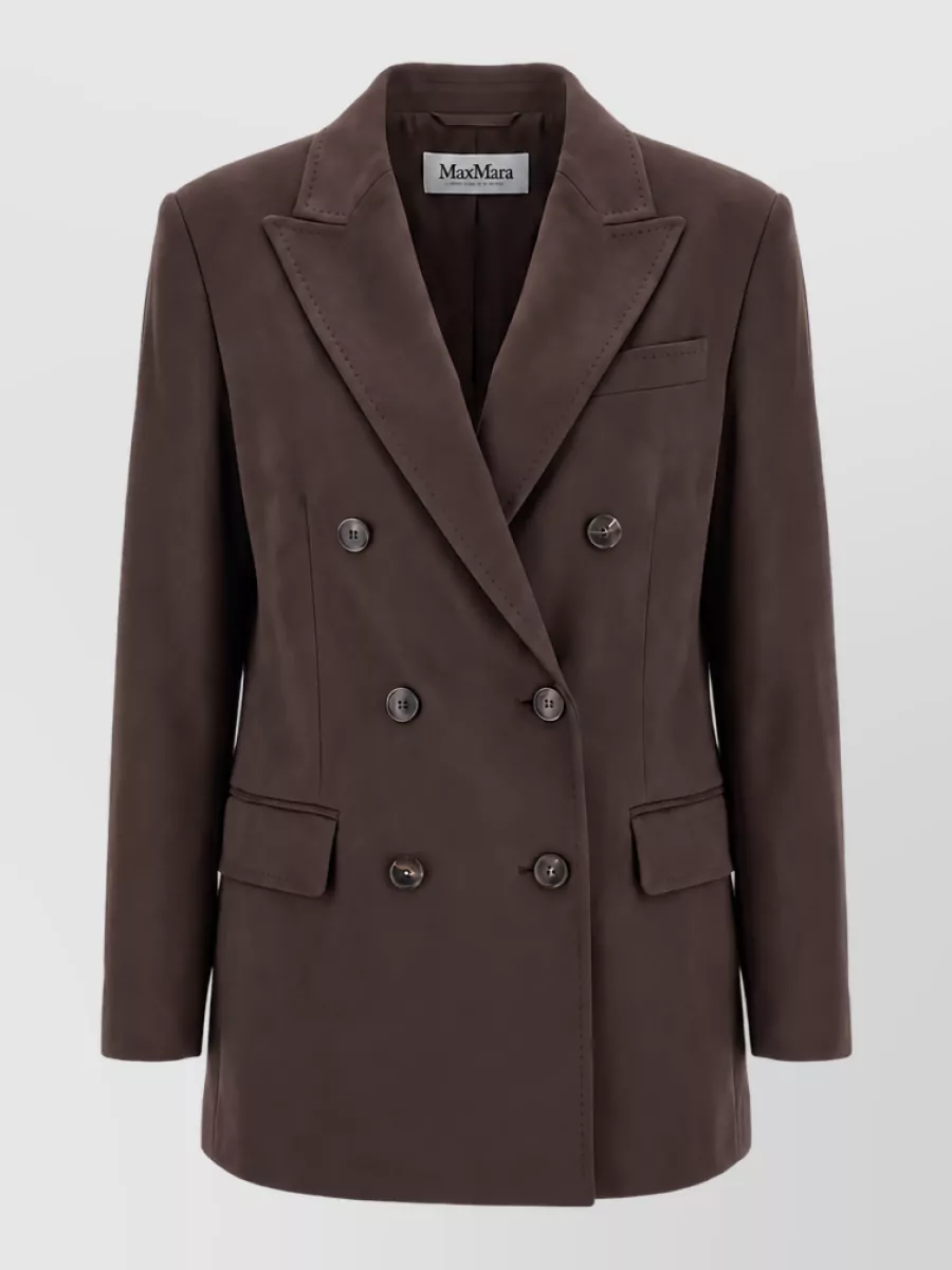Max Mara Camel hair double-breasted coat